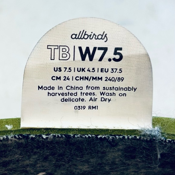 Allbirds Women's Mist Gray Tree Breezers Lyocell Ballet Flats, size 7.5 EU 37.5 - Picture 7 of 11